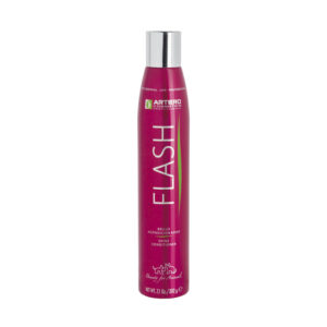 Picture of flash conditioner, bottle is pink.